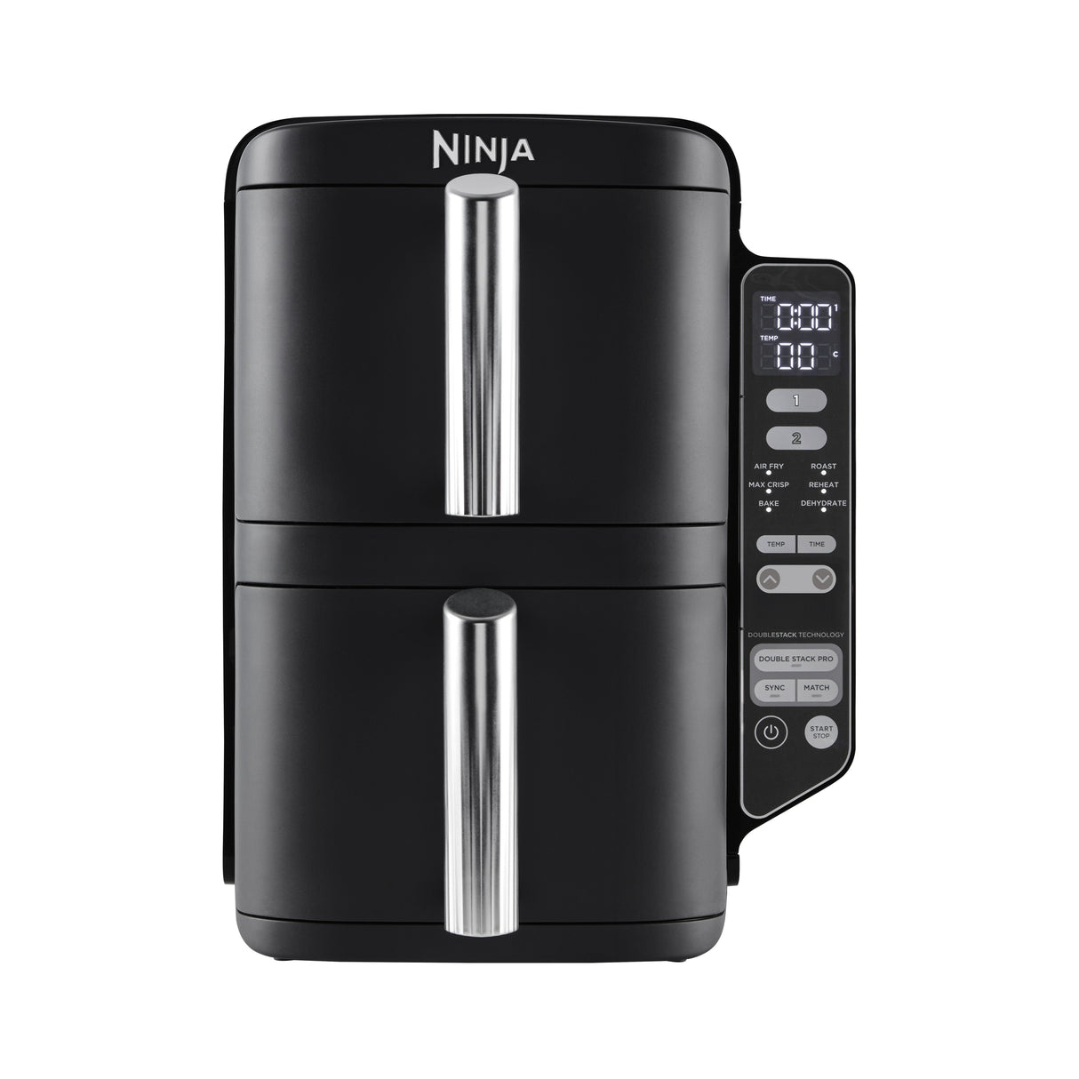 Freidora  Ninja Sl300eu Doble 7,6 L Independiente 2470 W Freidora Baja En Grasa Negro