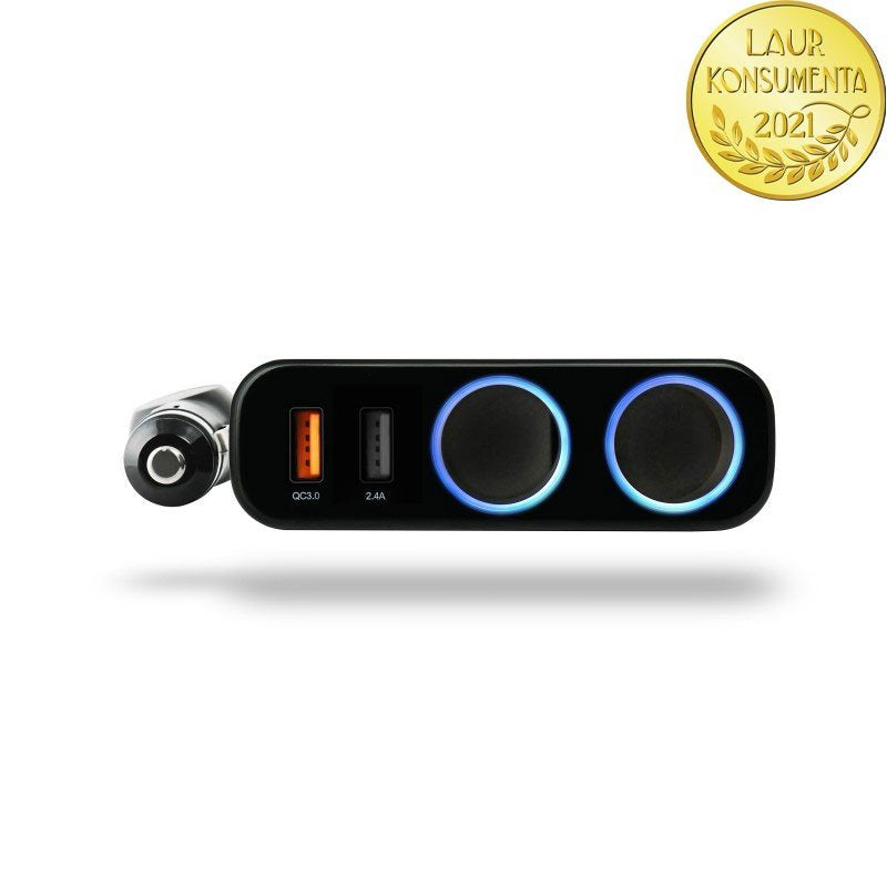 EAN 5902479671307 - Xblitz R2 cargador de dispositivo móvil Universal Negro Encendedor de cigarrillos Carga rápida Interior imagen 5
