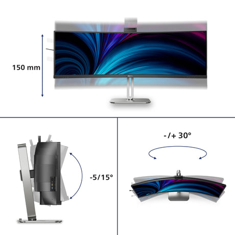 EAN 8712581802578 - Philips 5000 series 49B2U5900CH/00 pantalla para PC 124 cm (48.8") 5120 x 1440 Pixeles Dual QHD LCD Negro imagen 5