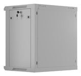 Lanberg Wall Mount Cabinet 19" 12u 600x450 Mesh Doora Grey Flat Pack