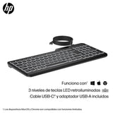 EAN 0197192768525 - HP 400 Backlit Wired Keyboard teclado Hogar USB Negro imagen 8