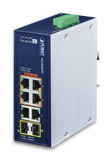 EAN 4711605285421 - PLANET IP30 Industrial 4-Port No administrado Gigabit Ethernet (10/100/1000) Energía sobre Ethernet (PoE) imagen 1
