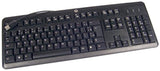 Hp 672647-L33 Teclado Usb Qwerty Internacional De Ee.Uu. Negro