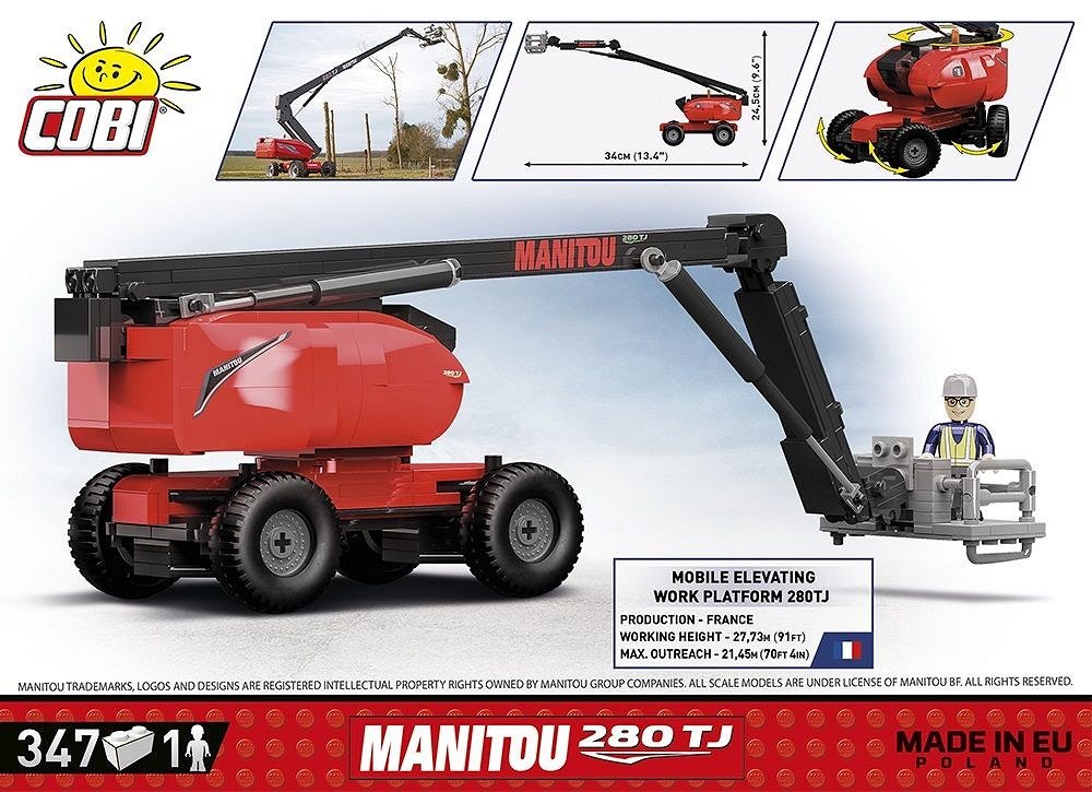 Cobi Manitou 280tj, Juguetes De Diseño Cobi-1683