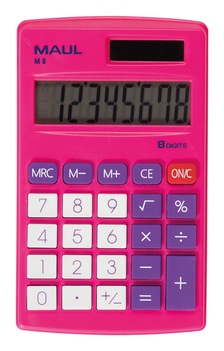 EAN 4002390085427 - MAUL M 8 calculadora Bolsillo Calculadora básica Rosa imagen 1