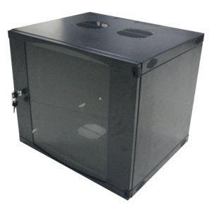 Logilink 19" Wallmount Single Section Box 06u, Flat Pack, Negro