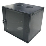 Logilink 19" Wallmount Single Section Box 06u, Flat Pack, Negro