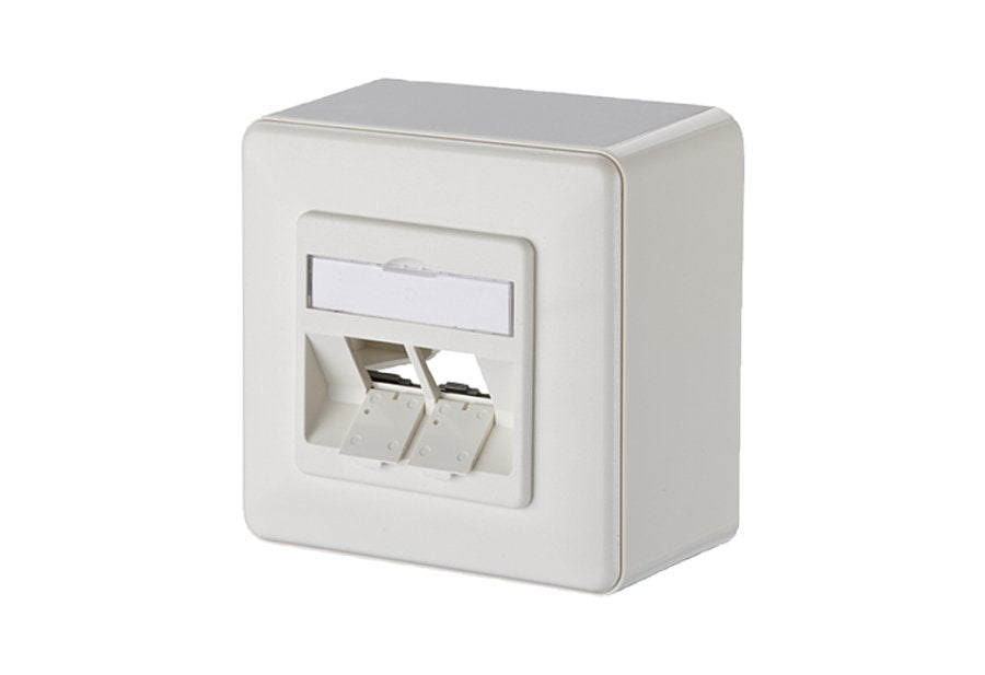 EAN 4250184157762 - METZ CONNECT 130B20D20002KE toma de corriente 2 x RJ-45 Blanco imagen 1