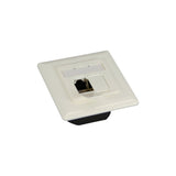 Caja De Conexión Inline Cat.6 2x Rj45 Hembra A Ral9010 Blanco Horizontal