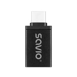 EAN 5901986049197 - Savio AK-80 adaptador de cable de vídeo 0 m USB tipo A USB Tipo C Negro imagen 1