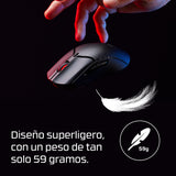 EAN 0197192120217 - HyperX Pulsefire Haste 2 Mini Wireless Black Gaming Mouse ratón Juego Ambidextro RF Wireless + Bluetooth  imagen 4