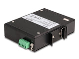 Delock 88014 Convertidor De Medios Gigabit Industrial Rj45 A Sfp Para Carril Din