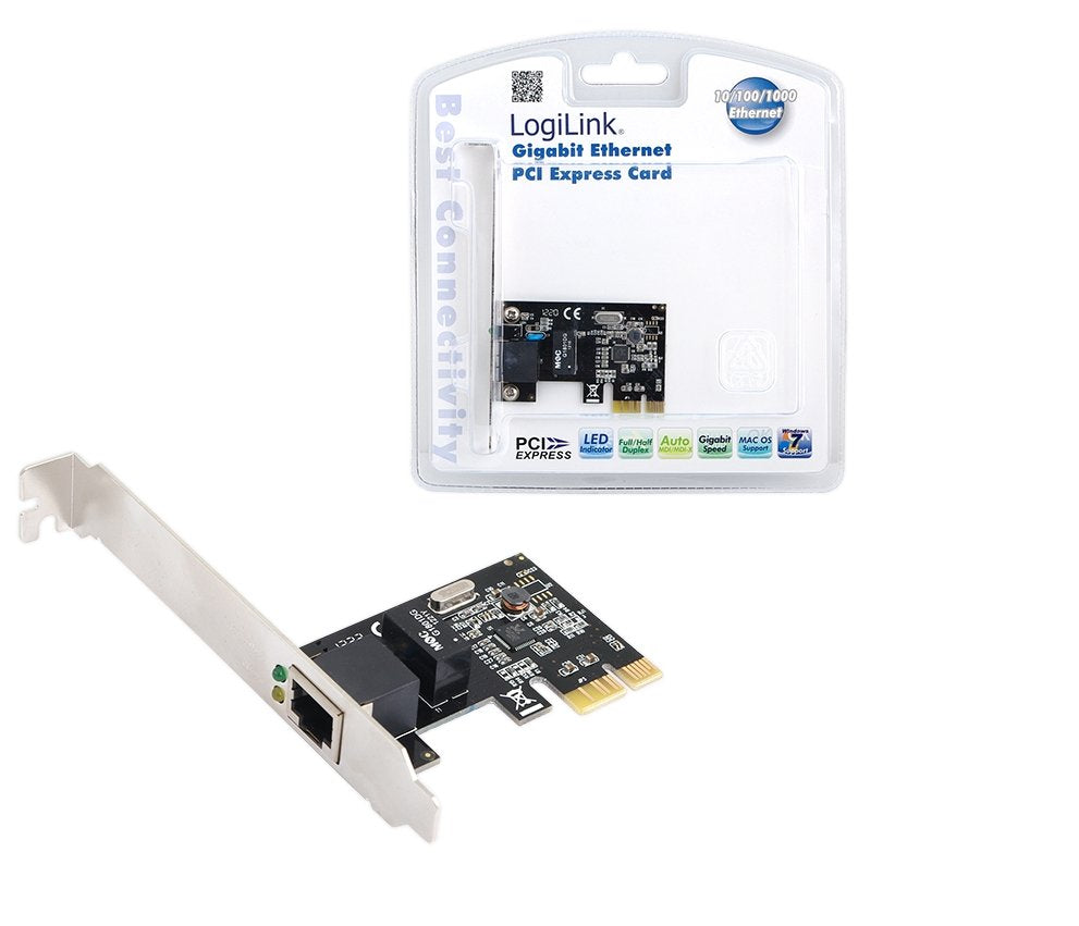 Logilink Tarjeta Pci Express Gigabit 10/100/1000mbs (Realtek) Pc0029a