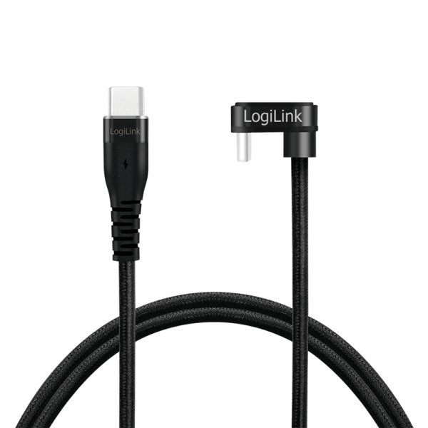 Cable Logilink Usb-C 3.0m W Oplocie Katowy Negro