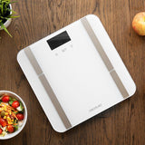 Báscula De Baño Cecotec Surface Precision 9400 Full Healthy Análisis Corporal Hasta 180kg Blanca