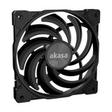 Ventilador Pc Akasa Alucia Xs Slim 120 Mm - Negro