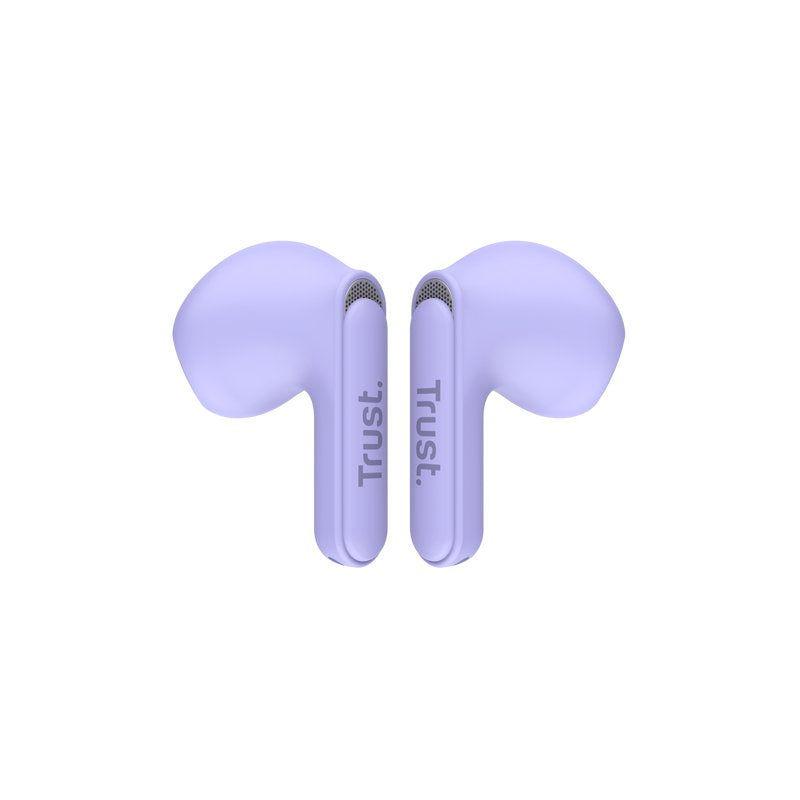 Auriculares Bluetooth Trust Yavi Enc Con Estuche De Carga Morados