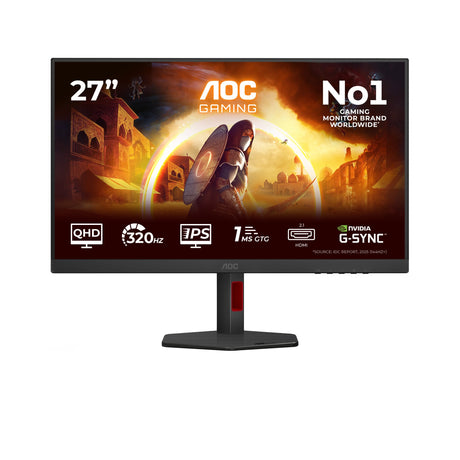 EAN 4038986182713 - AOC G4 Q27G4SRU pantalla para PC 68,6 cm (27") 2560 x 1440 Pixeles Quad HD LED Negro, Rojo imagen 1