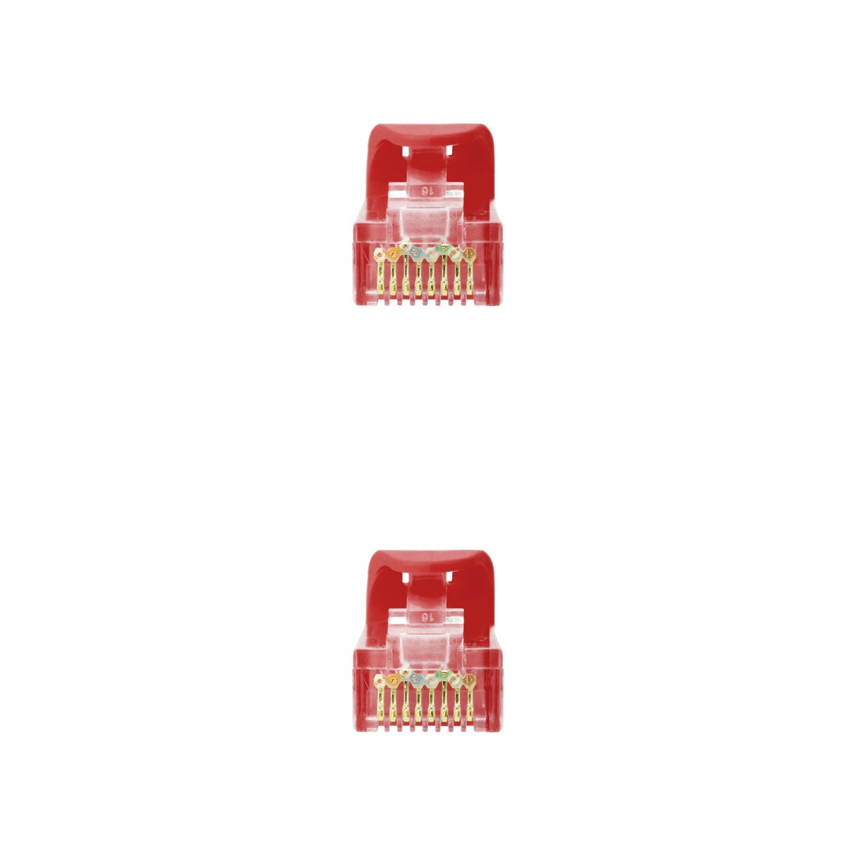 Nanocable Cable De Red Rj45 Lszh Cat.6a Utp Awg24 0.50m - Rojo