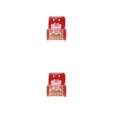 Nanocable Cable De Red Rj45 Lszh Cat.6a Utp Awg24 0.50m - Rojo