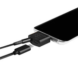 Logilink Adaptador Audio M. Eq, 2xusb-C -> 3,5mm/F,96khz W/Pd