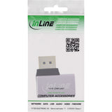 Inline® Displayport 1.4 Adapter, Displayport Macho / Female, 90° Right, 8k Uhd