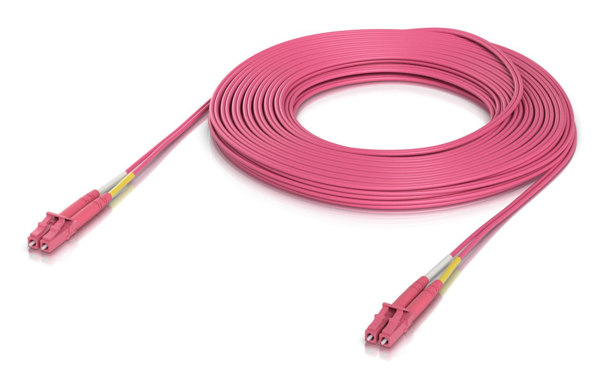 Ubiquiti Uacc-Ofc-M2-Lulu-15m Cable De Conexi&Oacute N De Fibra Multimodo Om4 De 15 Metros Para Interior Con Conectores D&Uacute Plex Lc Upc.
