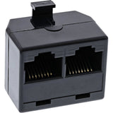 Inline Isdn 1x Rj45 Macho A 2x Rj45 Hembra Sin Resistencia Terminal