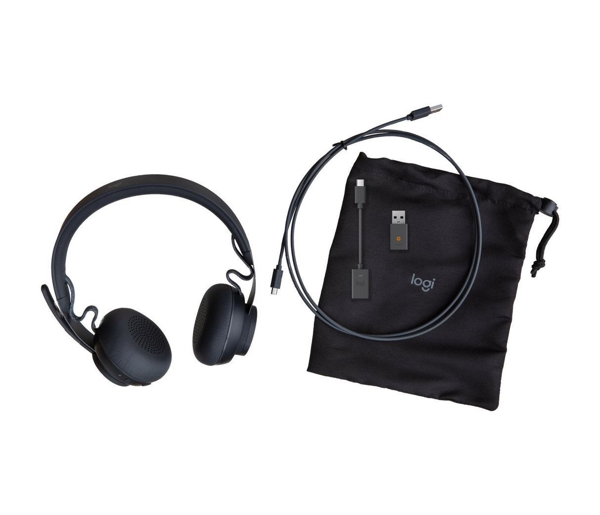 Auriculares Inalámbricos Logitech Zone 900 Headset Stereo Bluetooth, Usb Cordless Over-The-Ear Graphite 981-001101