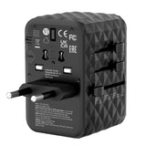 Cargador De Pared Universal Verbatim Uta-05 Gan Iii Toma De Corriente Universal 2xusb Tipo-C 2xusb 65w