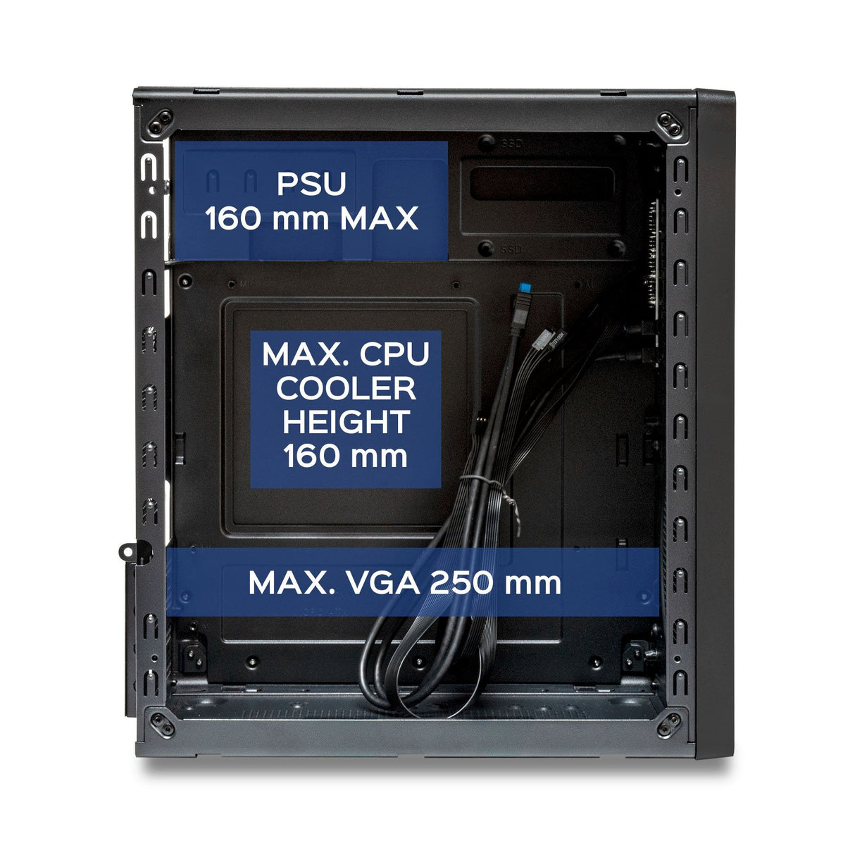 Caja Numen 300 Pro Micro Atx Sobremesa Y/O Vertical Black - Sin Fuente - 2*Usb 3.0 + 2*Usb 2.0
