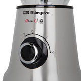 Orbegozo Bv 3500 Batidora De Vaso Saludable - Jarra De Cristal 1.5l - Cuchilla Acero Inoxidable - 2 Velocidades -