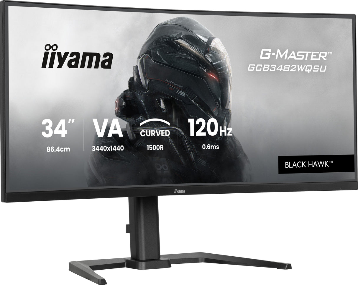 Monitor Iiyama  34" Gcb3482wqsu-B1 21:9 2xhdmi+Dp+Usb-C Curv