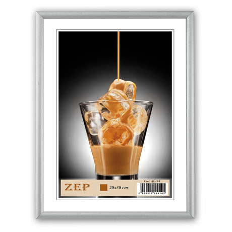 EAN 8020912024675 - ZEP AL1S2 marco Expositor de pie retroiluminado Plata imagen 1