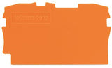Wago 2002-1292 Abschluss-Y Zwischenplatte,0,8 Mm Dick,Naranja