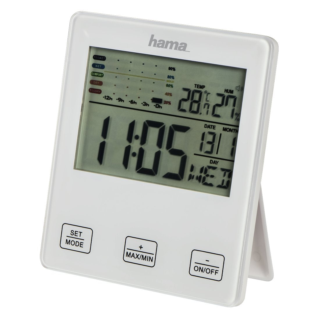 Hama Termohigrometro Th-10 Con Alarma De Moho