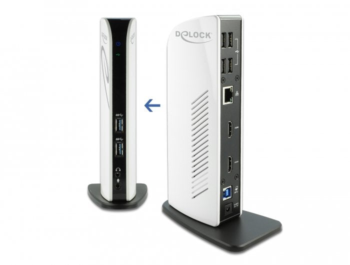 Delock Usb Dockingstation Dual Hdmi Full-Hd / Usb 3.2 / Lan / Audio