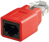 Goobay Adaptador Modular Cat5 Conector Cruzado Rj45 -> Toma Rj45