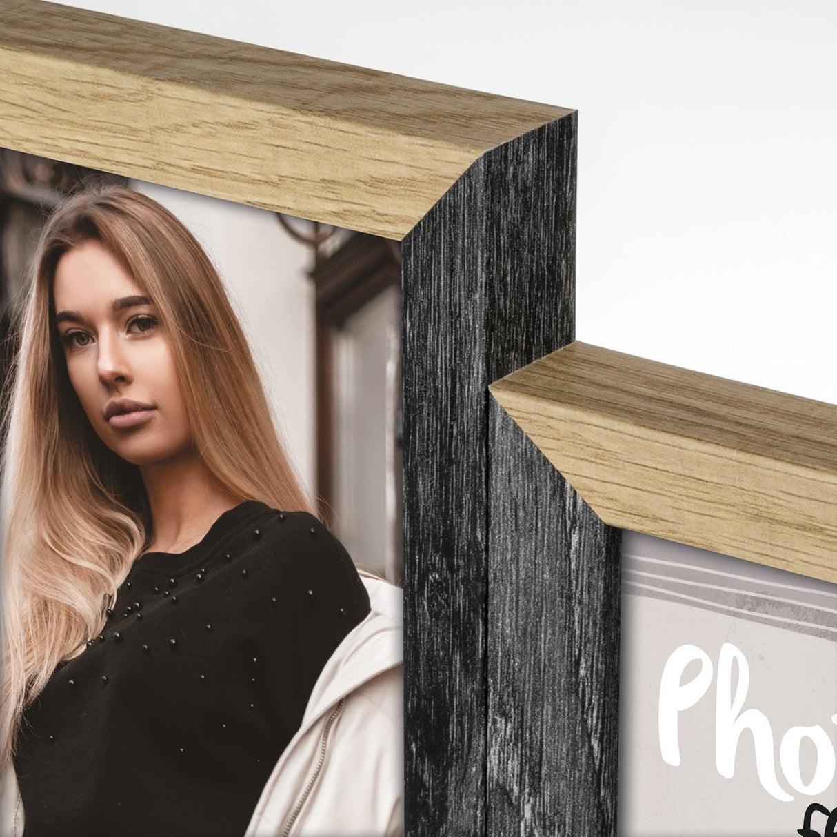 Zep Vercelli Black  6x10x15 Wood Gallery Dn688b