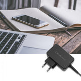 EAN 5901878510248 - Qoltec 51024 cargador de dispositivo móvil Universal Negro Corriente alterna Carga rápida Interior imagen 2