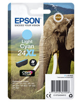 Tinta Original Epson 24 Xl Alta Capacidad Cian Claro