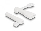 Staubschutz Für Usb Typ-A Stecker Und Apple Lightning Stecker Set 2 Stück Weiss