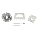 Keystone Faceplate 45° For 1 Module, Blanco Puro