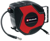 Tambor De Aire De Aire Comprimido Automático Inhell Tc-Ph 150 Negro/Rojo, Manguera De Aire Comprimido De 15 Metros + 1.5 Metros Conexión 4138005