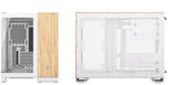 Caja Pc Corsair Cc-9011288-Ww  Midi Tower Bamboo, Blanco