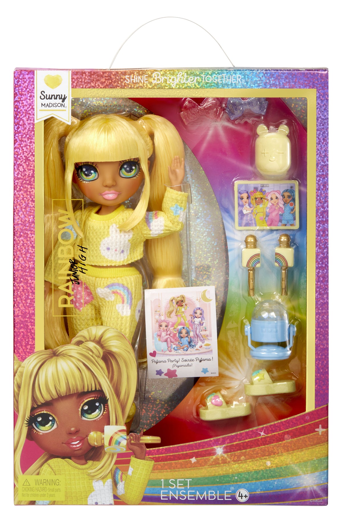 Muñeca Mga Entertainment Rainbow High Junior High Pj Party - Sunny (Amarillo)