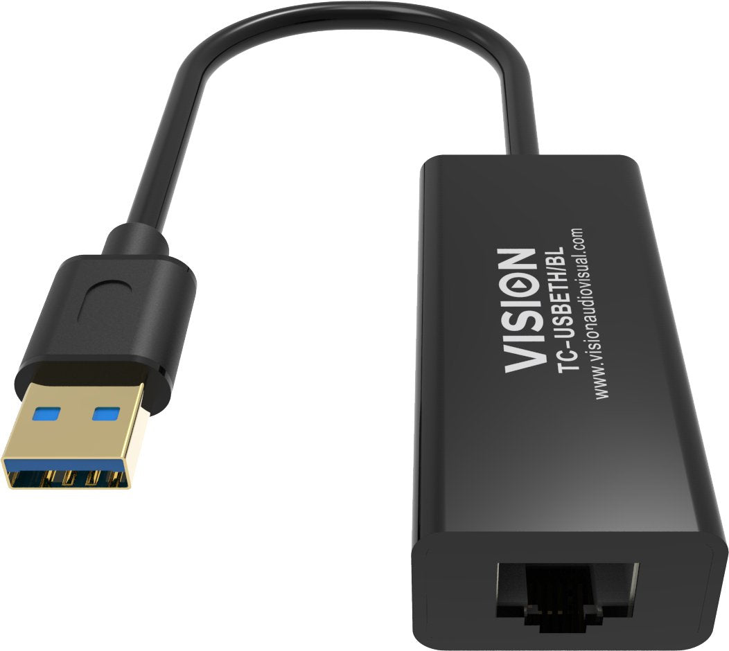 Vision Tc-Usbeth/Bl Adaptador Y Tarjeta De Red Ethernet