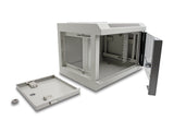 Delock 43416 Gabinete De Red De 10" Con Puerta De Vidrio 4u Gris