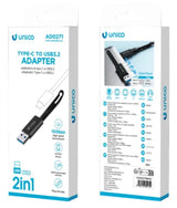 Adaptador Unico De Tipo C A Usb A Ce. Negro