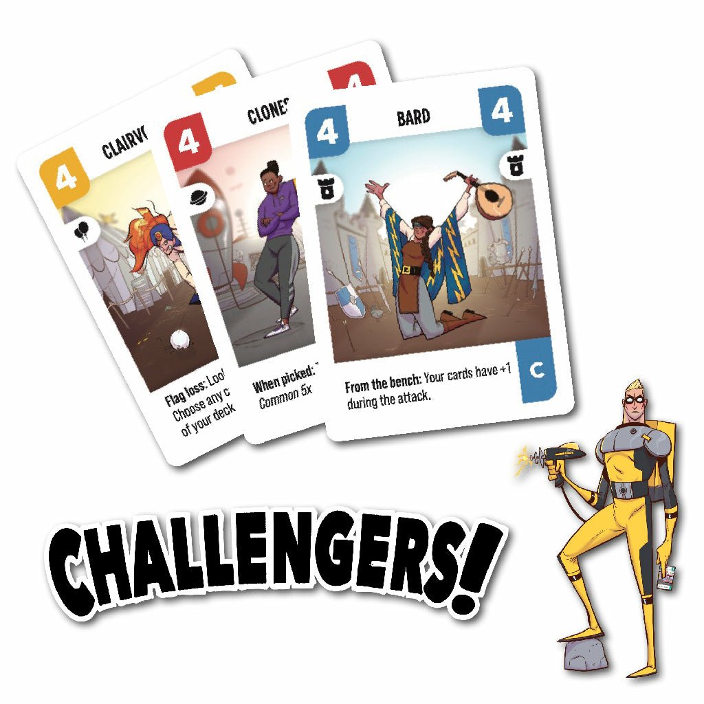 Asmodee Challengers!, Juego De Cartas Zmnd0028